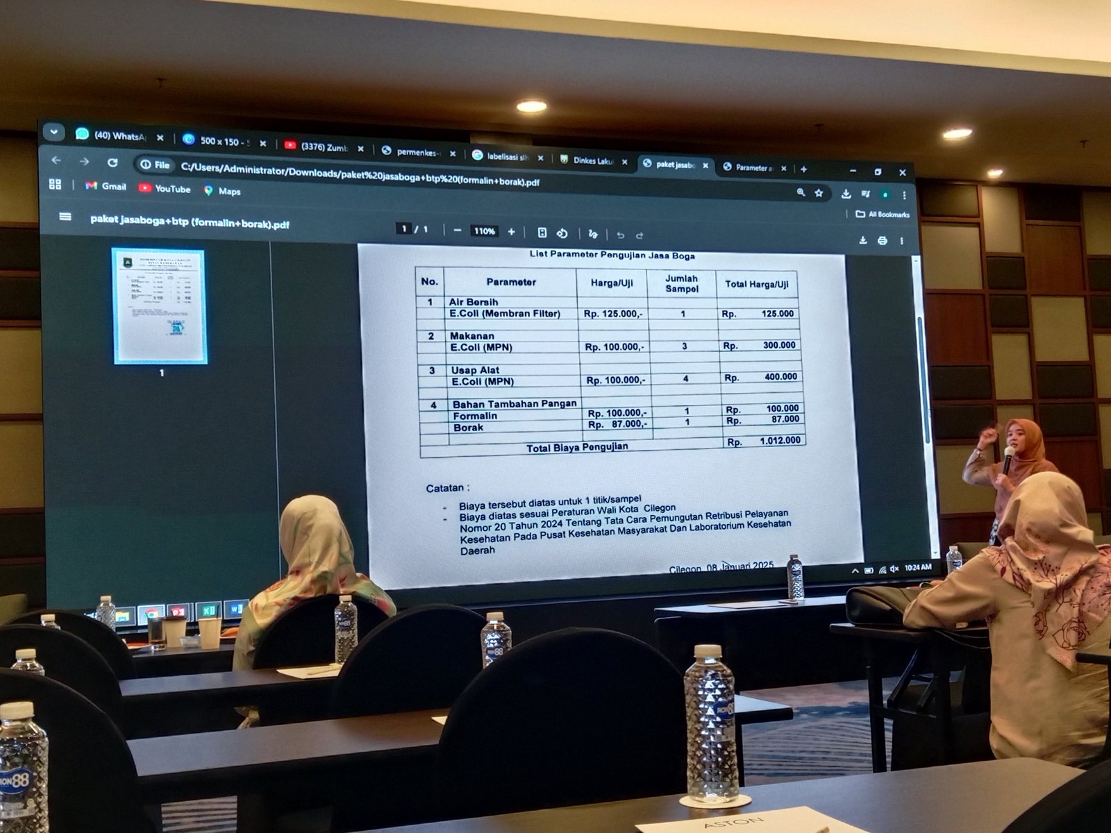 Detail dari Sertifikasi PKP siap saji dan SLHS