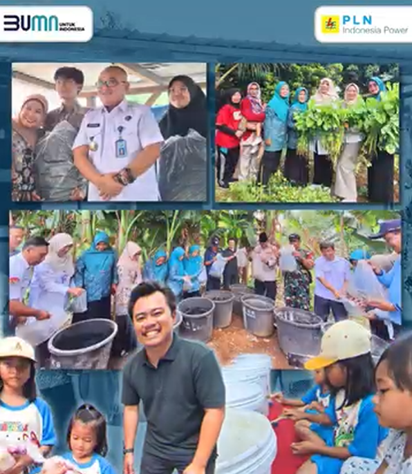 UBP Suralaya Dukung PATBM di Pulomerak Lewat Panen Bersama