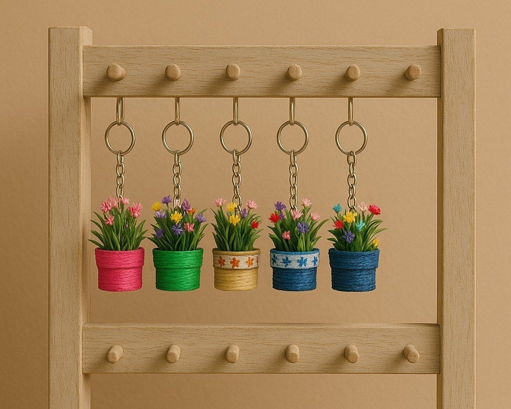 Gantungan Kunci Bunga